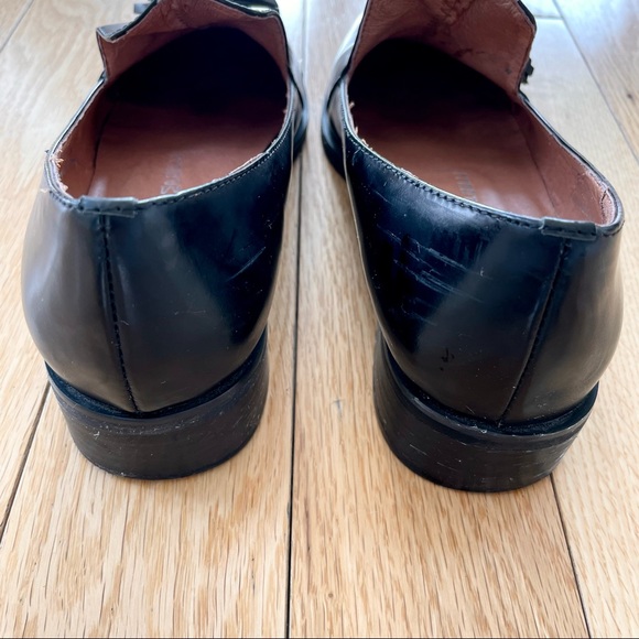 JEFFREY CAMPBELL Black Leather Tassel Loafers - Picture 7 of 7